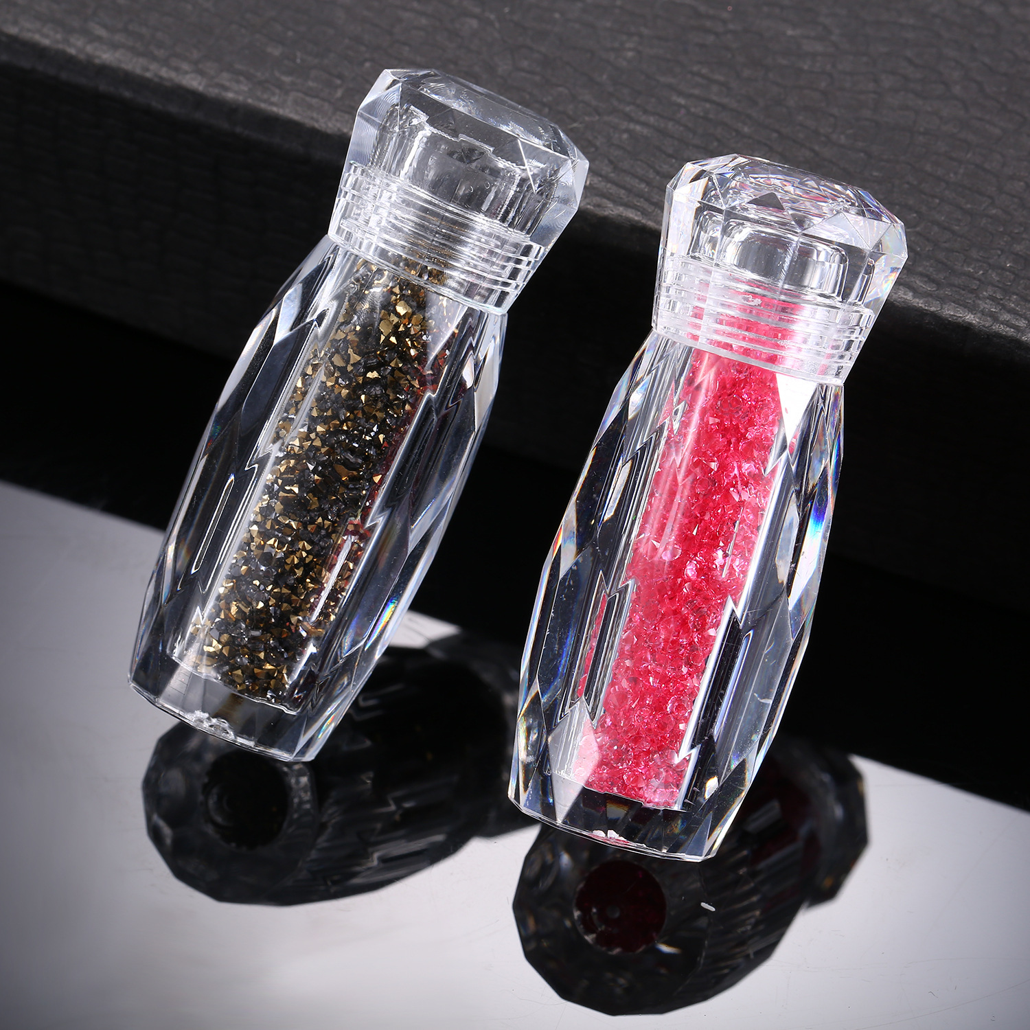 Acrylic Bottle Nail Micro Pixie Crystal Rhinestone For Nail Art