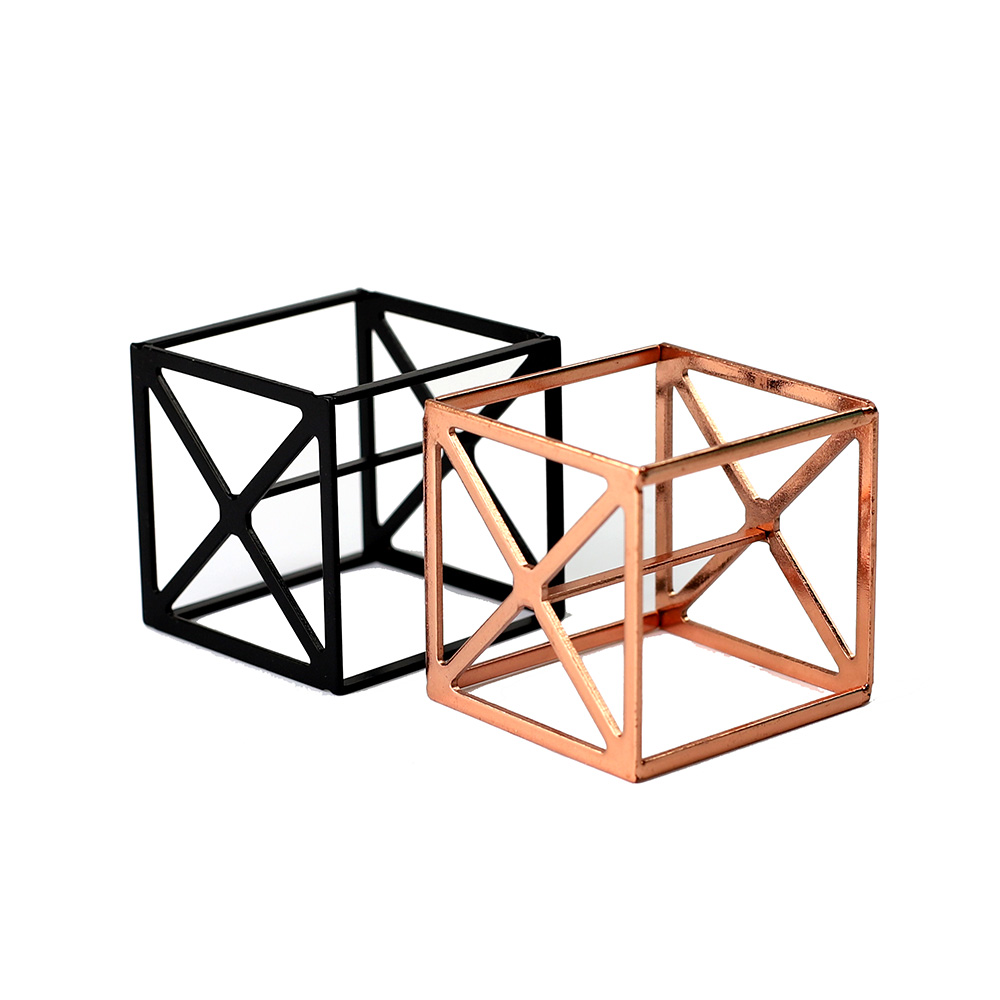 Pinkz cube beauty makeup sponge holder stand packaging drying rack egg metal powder puff case display stand