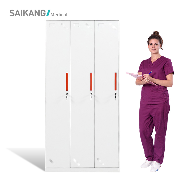SKH098-3 SAIKANG Wholesale Medical Instrumen Cabinets Stainless Steel Office Storage Hospital Locker Cabinets