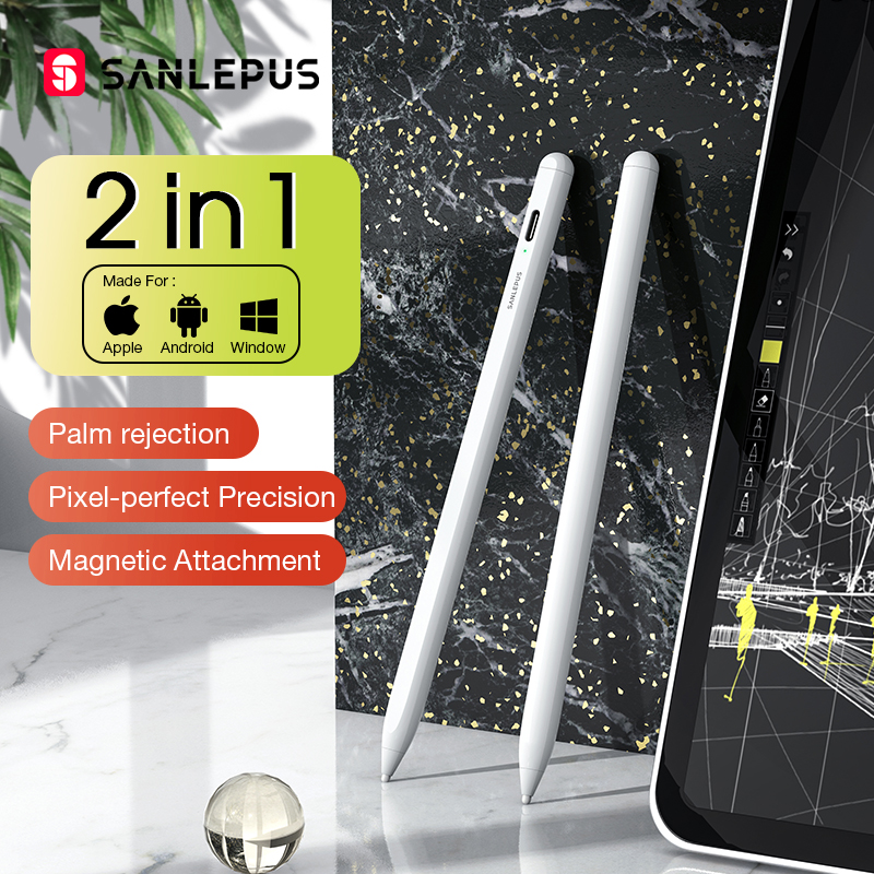 SANLEPUS Universal Stylus Pen For iPad Android Tablets Phone Drawing Touch Pencil For Pencil 2 Samsung Xiaomi Pro Air 3