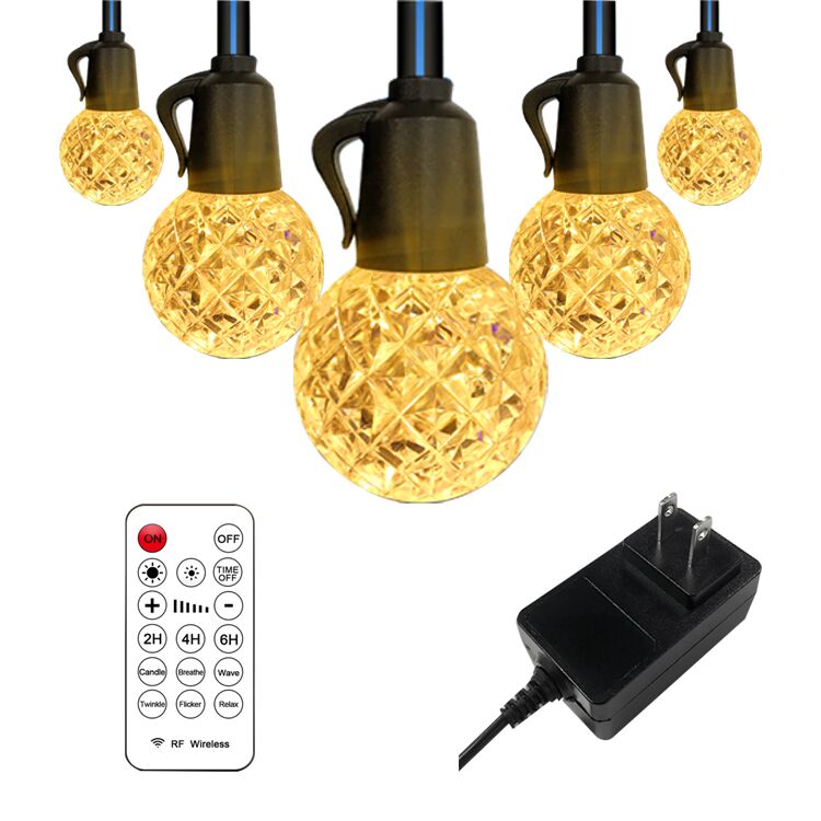 20 Bulbs Copper wire Christmas Lights Outdoor Decoration Led String Lighting for Party