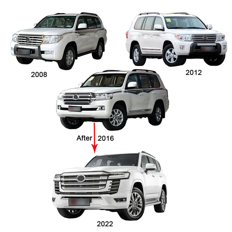 Обновление 2022 LC300 LC 300 обвес для Toyota Land Cruiser Landcruiser LC200 LC 200 2016-2021 обвес