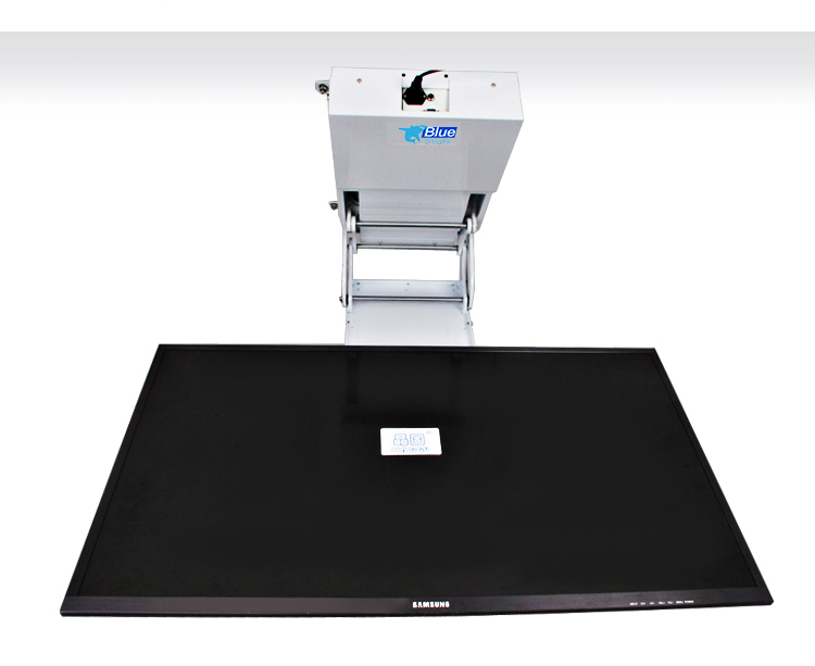 Ceiling Tv Lift TV Ceiling Mounted Motorized Flip Down with Remote Control BST-LCD-002 Blueshark Support Aluminum Alloy CN;GUA