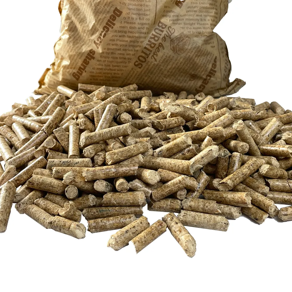 Best Price 10mm 20mm 30mm 40mm  europe A1 EN Plus Wood Pellets Pellet Wholesale Biomass 15kg Bags Wood Pellet Heating Fuel