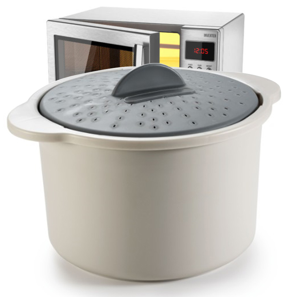 Microwave Rice Cooker Steamer 0% BPA Amazon Hot Sale Factory Price