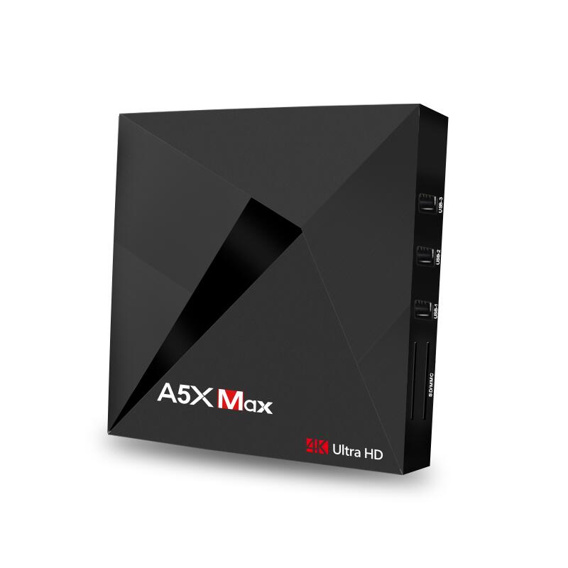 ТВ-приставка A5X MAX RK3328, 4 + 16 ГБ, android 9,0, Игровая клавиатура