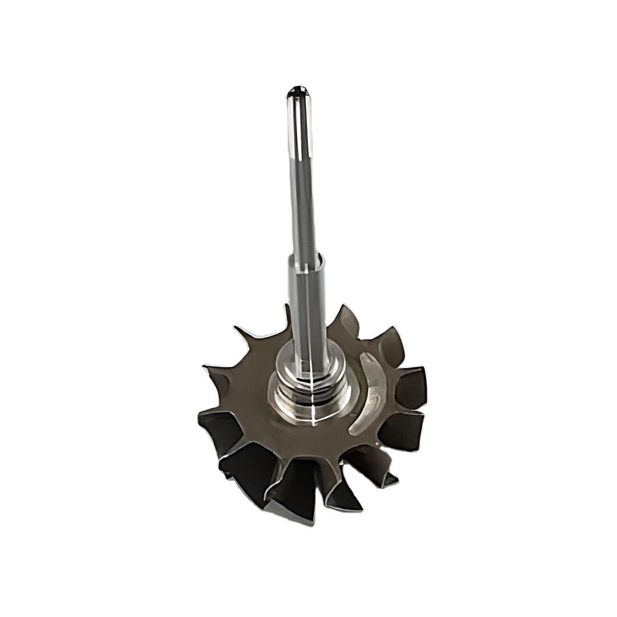 Customized K424/K4169 CNC machining anodized Turbine Shaft Connecting parts welded turbine disk For GE LM6000 Engine Parts