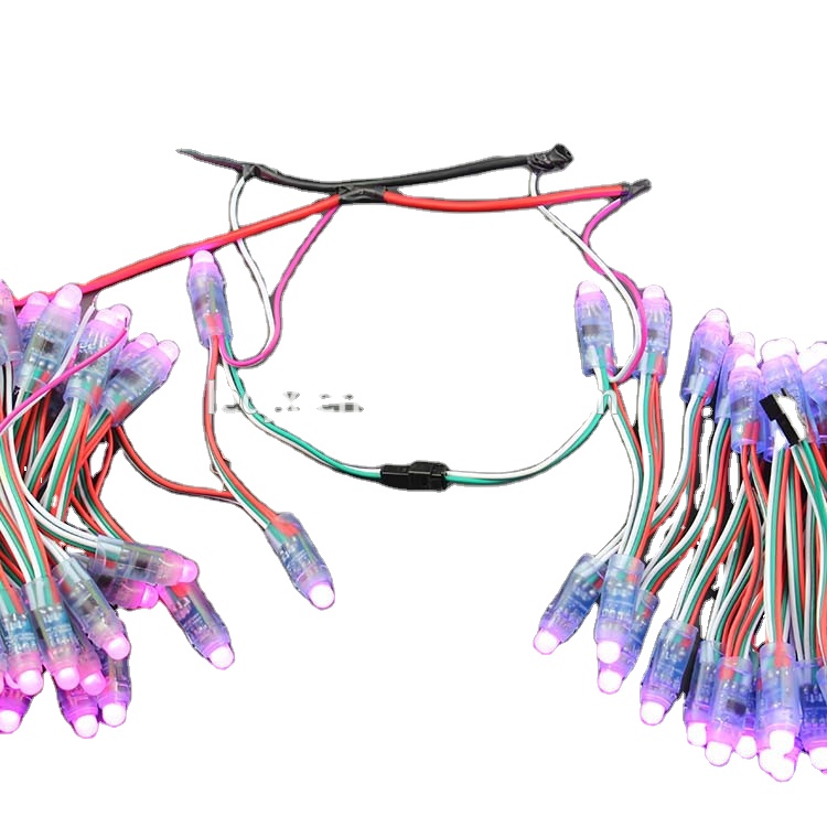 12 мм светодиодный пиксельный свет Ws2811 RGB светодиодный пиксельный красочный водонепроницаемый rgb светодиодный пиксельный свет