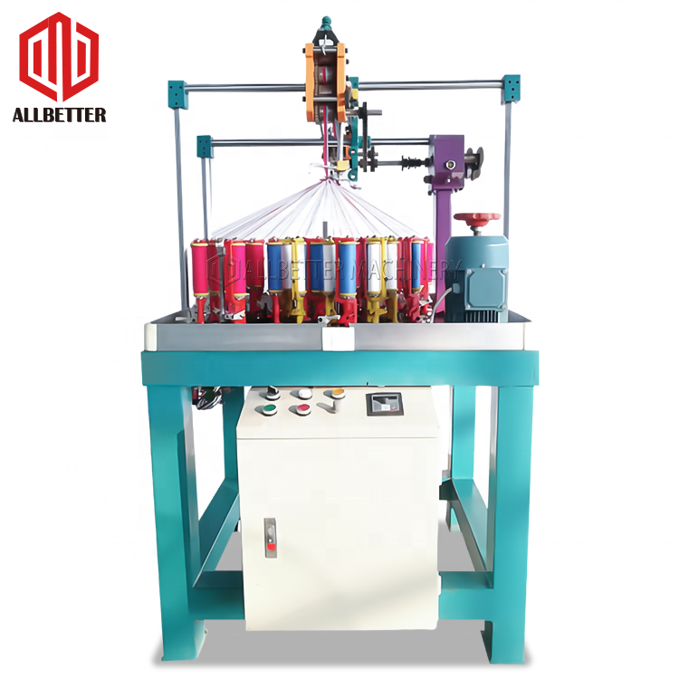 High Quality 16 Spindles Round Belt Automatic Braiding Machinery Rope Making Machine