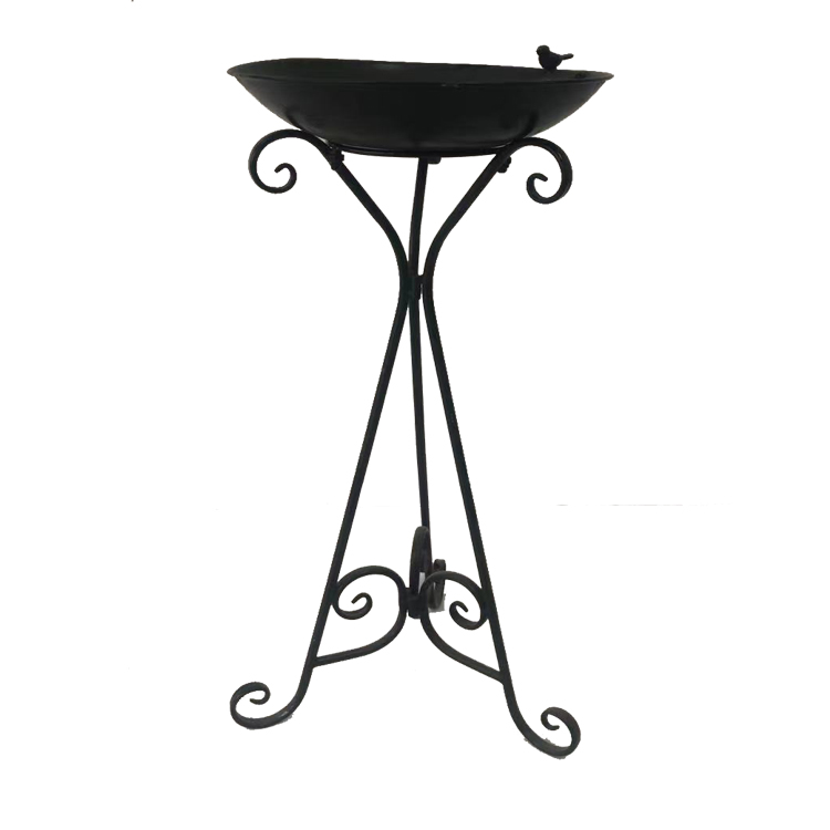 Elegant Outdoor Garden Metal Plant Stand with Round Holder Flower Pot Display Rack for Balcony Decoration and Flower Store