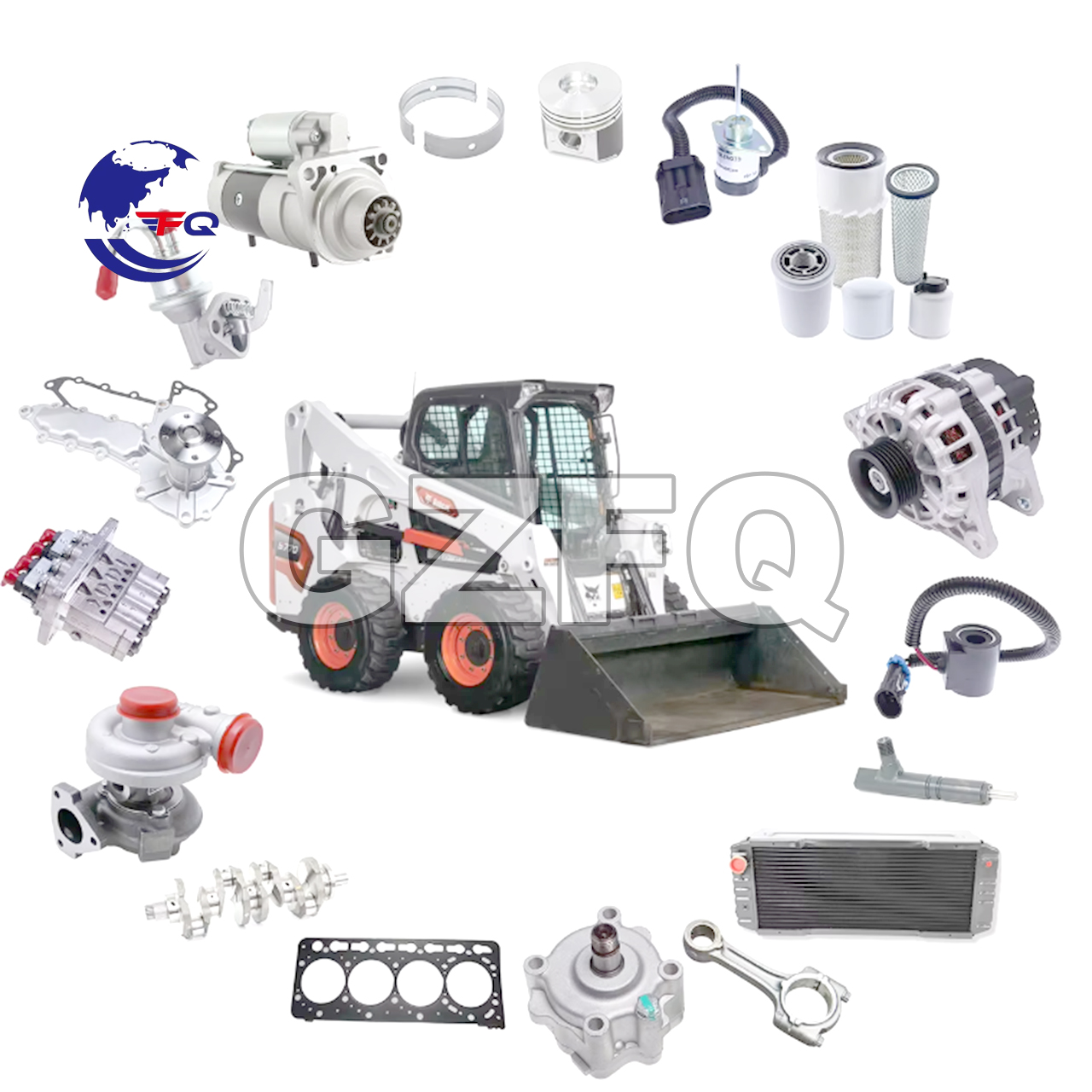 Bobcat parts Loaders S650 S740 S750 S770 S850 S530 For Bobcat parts Excavator Bulldozer Engineering Machinery Parts