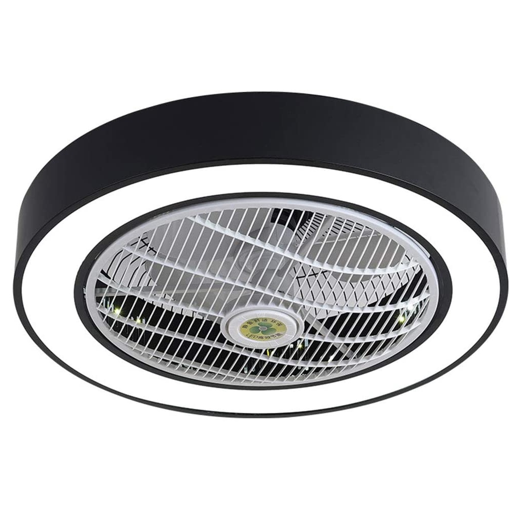 modern residential dimmable dc motor ventilador de techo decorative remote control acrylic led ceiling fan light