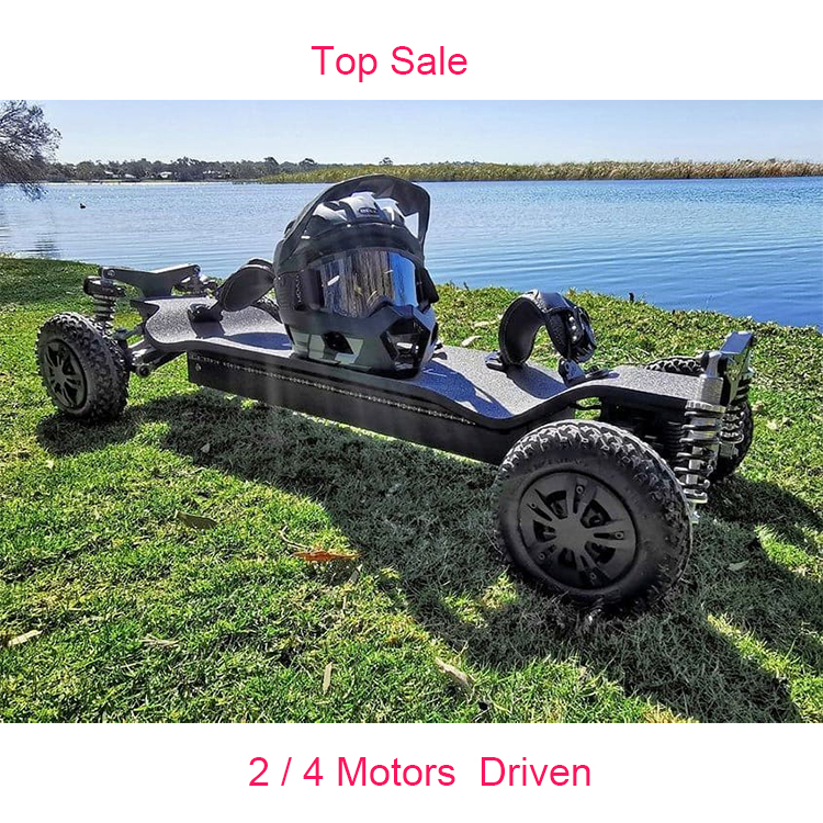 4000W 4WD 45KMH 24AH с ёмкой батареей 40% наклона Электрический внедорожный внедорожные все горной местности Лонгборд Электрический скейтборд