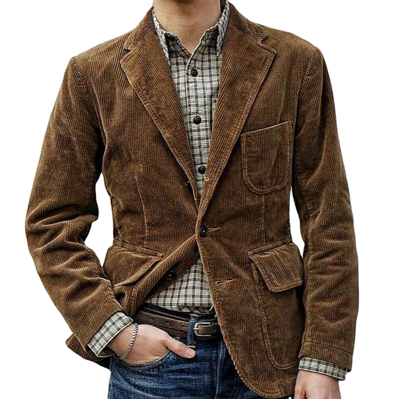 Black Brown Solid Men Suit Jacket 2021 Men Windbreaker Jacket Short Suit