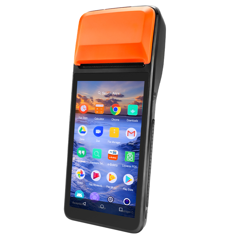 R330 e-Boleta Android сенсорный экран портативный Pos NFC 58 мм Термальный чековый принтер 4G синий зуб WIFI штрих-код Мобильный Pos-терминал
