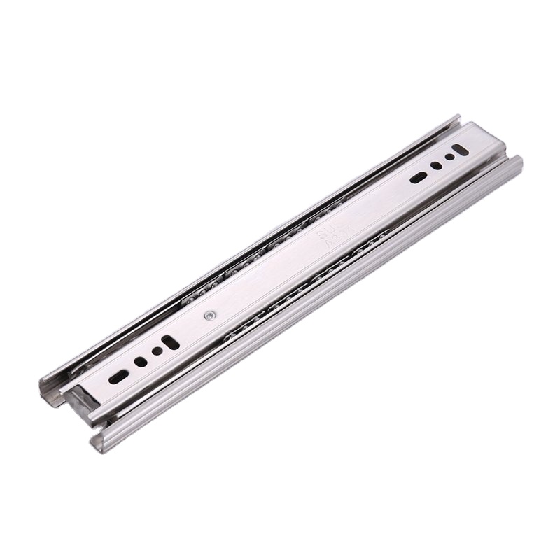 45mm Soft Closing Ball Bearing Heavy Duty Telescopic Channel Furniture Hardwar Kitchen Cabinet Tool Box Drawer Slides rail