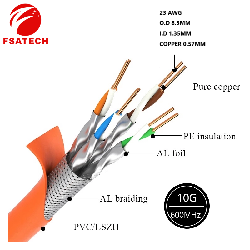 Водонепроницаемый уличный патч-корд CAT 7 CAT7 305 м или 100 м, сетевой ethernet-патч-корд LAN RJ45 SFTP