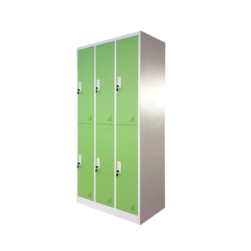 Metal Storage Wardrobe 6 Doors Steel Cabinet Locker for School