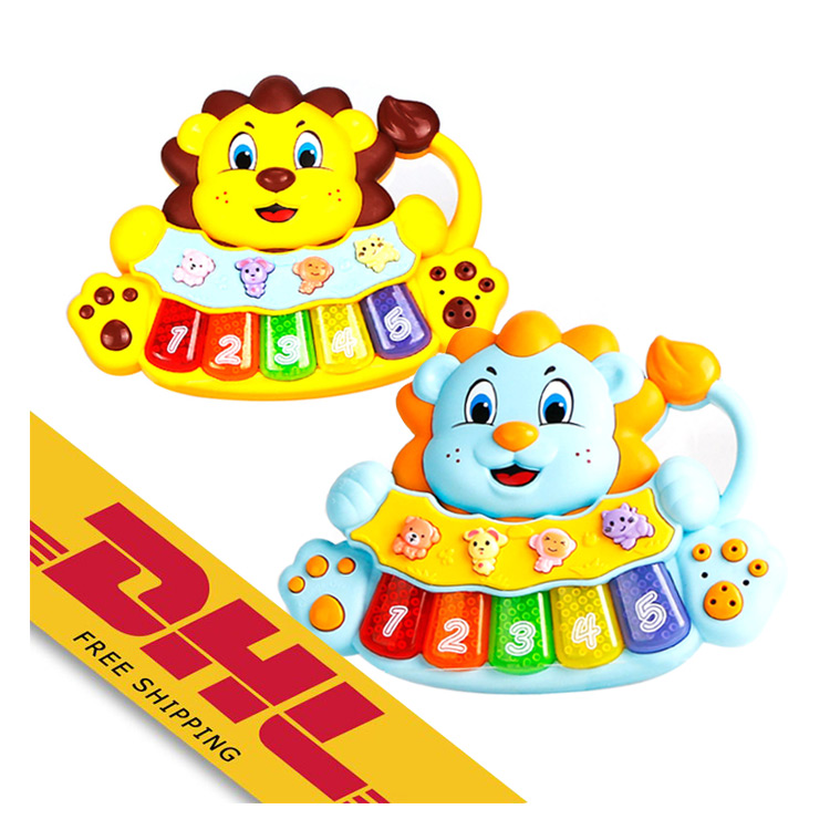 Lion Funny Educational Musical Instrument Electronic Organ Toys For Baby