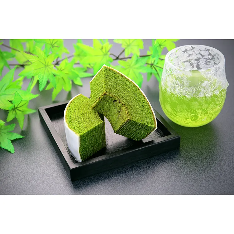 Matcha normal bulk confectionery baumkuchen soft sweets cakes