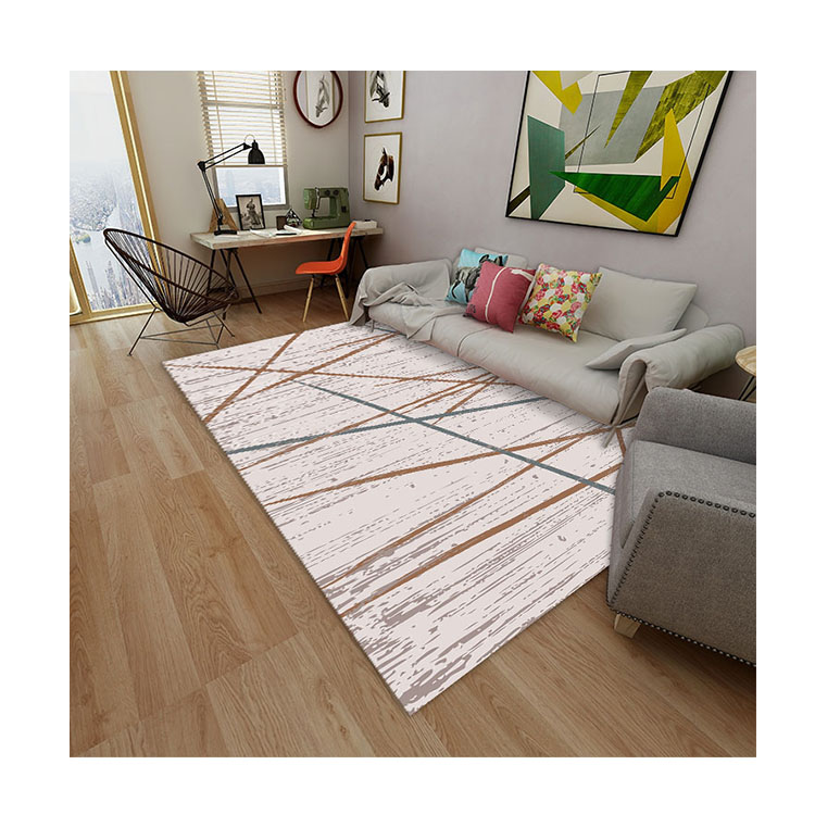 Rectangle Or Round Shape Bedroom Extra Soft Silky Smooth Shaggy Synthetic Fur Crystal Velvet Carpet