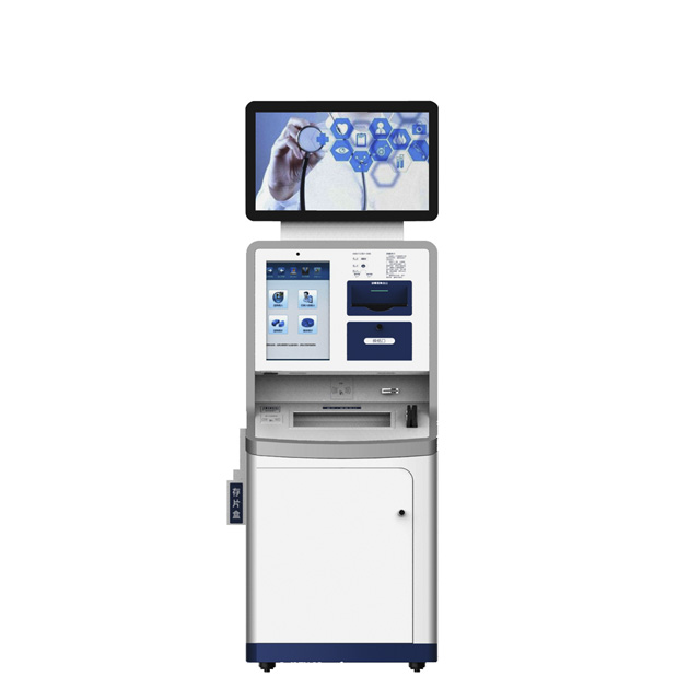 atm machine bank cash dispenser atm kiosk with cash recycler Encrypted metal keyboard anti-theft alarm system