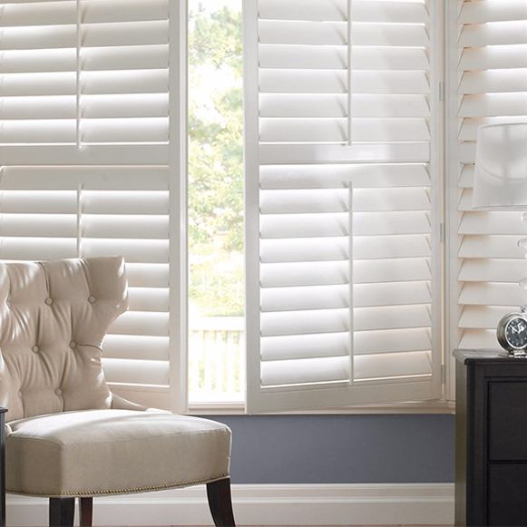 office home Different Styles interior Wooden Horizontal Window Plantation shutter blinds