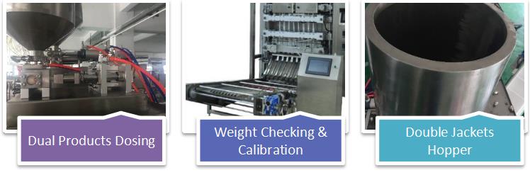 Automatic Multitrack Paste Liquid Sachet Filling Packing Machine Irregular