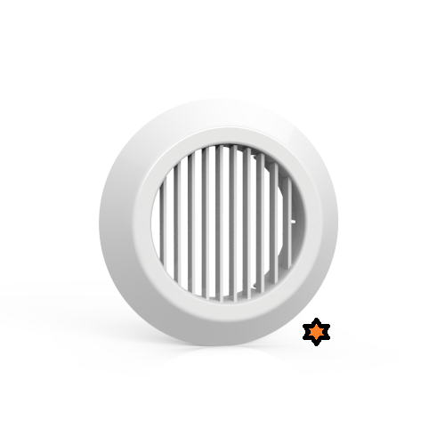 MIA China ABS Plastic Round Air Conditioner Vents Exhaust Adjustable Vent Grille Ceiling Duct