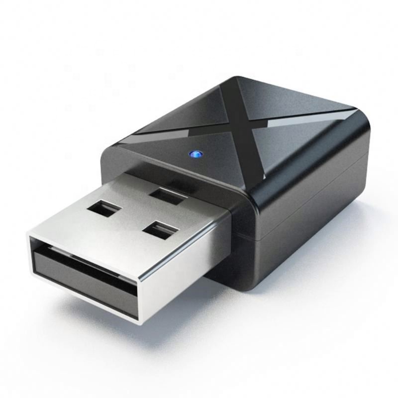 KN320 2 в 1 Bluetooth 5,0 аудио приемник передатчик Мини 3,5 мм AUX Стерео передатчик для ТВ ПК беспроводной адаптер для автомобиля