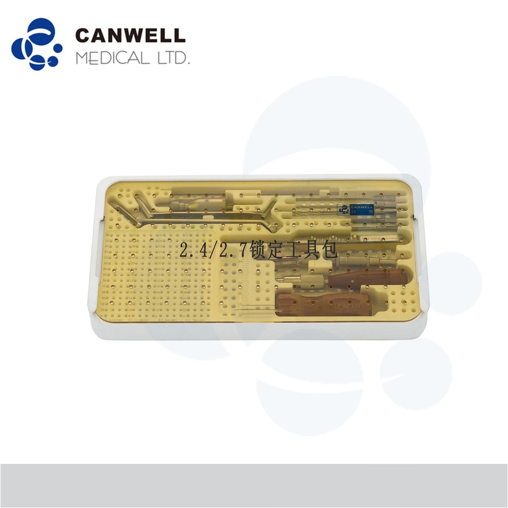 Canwell, медицинский набор ортопедических хирургических инструментов с фиксирующим винтом 2,4/2,7
