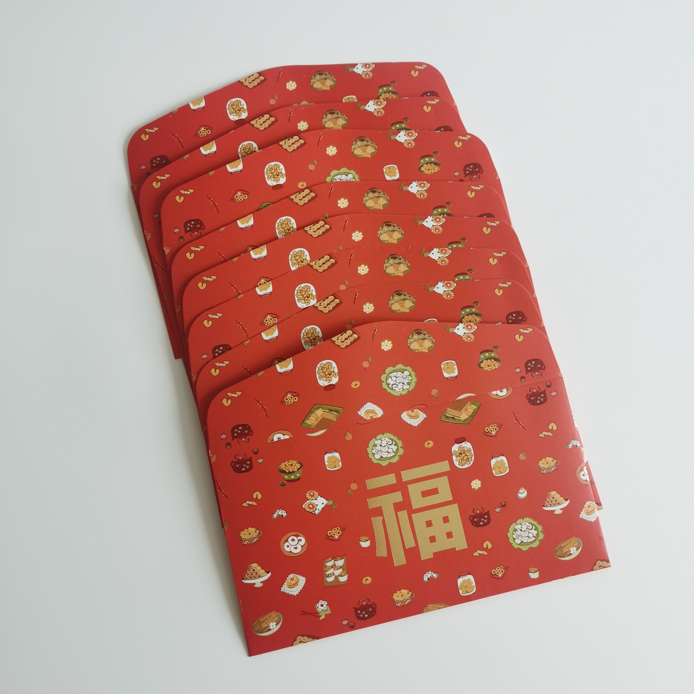 Индивидуальный элегантный дизайн Hong Bao счастливые деньги конверт горячий штамп красный пакет