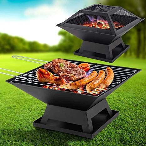 Camping heating basin outdoor fire pits fire bowel garden fire basket firewood pan