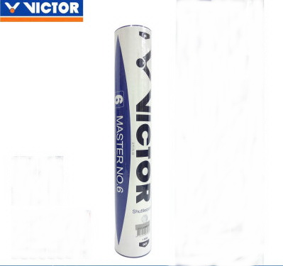 Волан для бадминтона Victor MASTER № 6 из гусиных перьев