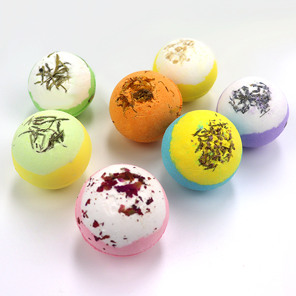 Popular Organic Pure Vegan Bath Bombs Ball Set for Dry Skin Moisturize, Perfect for Bubble and Spa Bath Custom Label