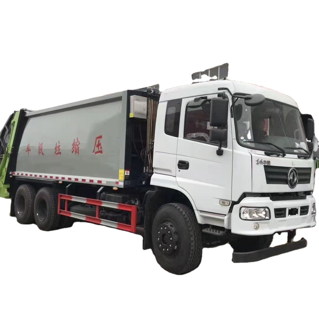 Горячее надувательство Dongfeng 6X4 20cbm уплотнитель мусоровоз новый мощность 10 колеса мусоровоз с уплотнением цена