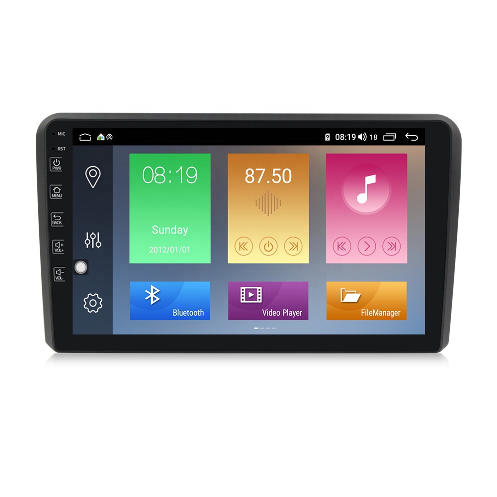 Автомобильный мультимедийный плеер Navifly DSP + IPS Android 10,0 для Audi A3 8P 2003-2012 S3 2006-2012 RS3 Sportback 2011 с поддержкой 4G SIM-карты