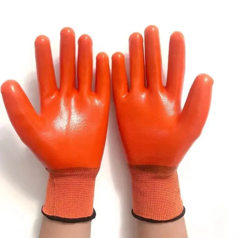 Safety Products Nylon Work Gloves with Polyurethane Coating Assembly Gloves Nylon Gloves