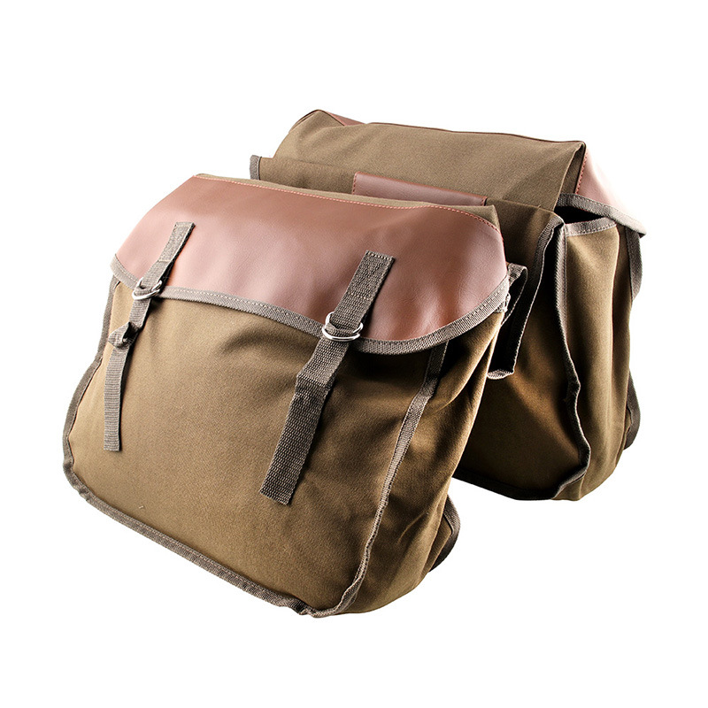 Вместительные холщовые сумки Panniers для велосипеда, мотоцикла, мотора, боковые сумки бокового цвета, сумка для мотоцикла