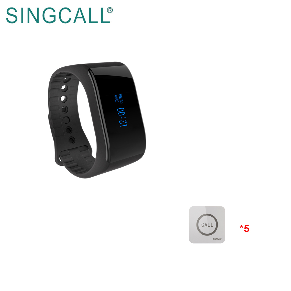 Система вызова SINGCALL, часы-пейджер, водонепроницаемый