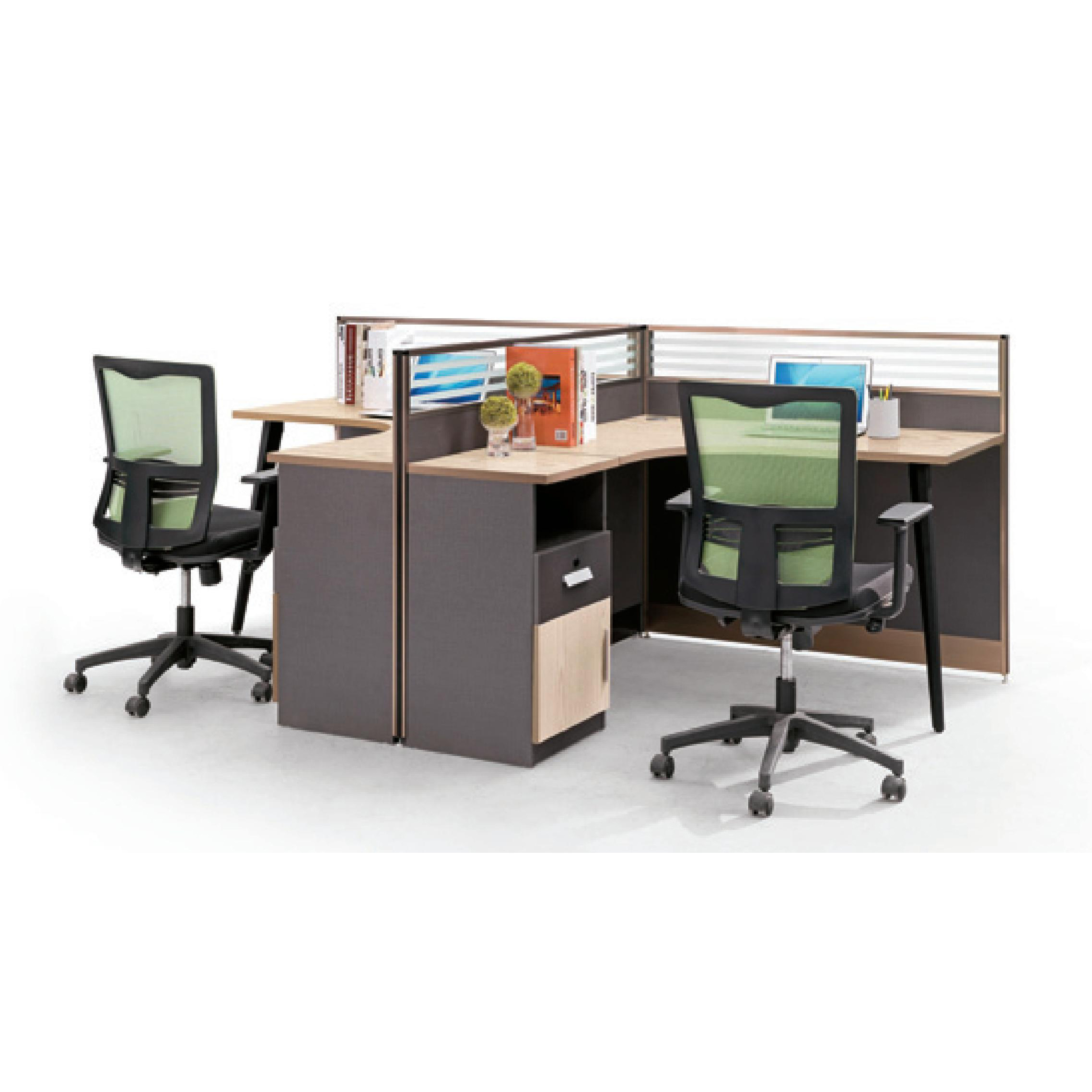 Foshan Furniture Wholesale Staff Office Table Workstations Desks 2 4 6 8 Person Staff Desk For Computer