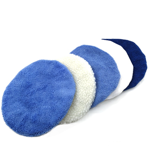 8 PCS Factory Supply Microfiber Car Polisher Pad Bonnet