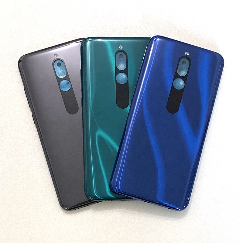 Оригинальный Новый чехол для аккумулятора Xiaomi Redmi 8, задний корпус, задняя крышка для Redmi 8, задняя панель с боковыми кнопками + вспышка