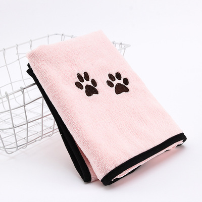 Microfiber Pet Bath Towels Durable Quick Drying Dog Shammy Towel Cat Cleaning bathing Towel