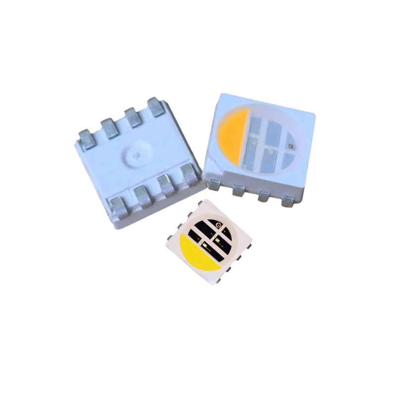 Фабрика 4 в 1 sanan epistar chip 8 pin 5050 rgbw smd светодиодный Диод