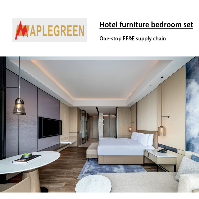 Foshan manufacturer direct modern hilton bedroom set design service luxury four season room sets 5 star hotel furniture
