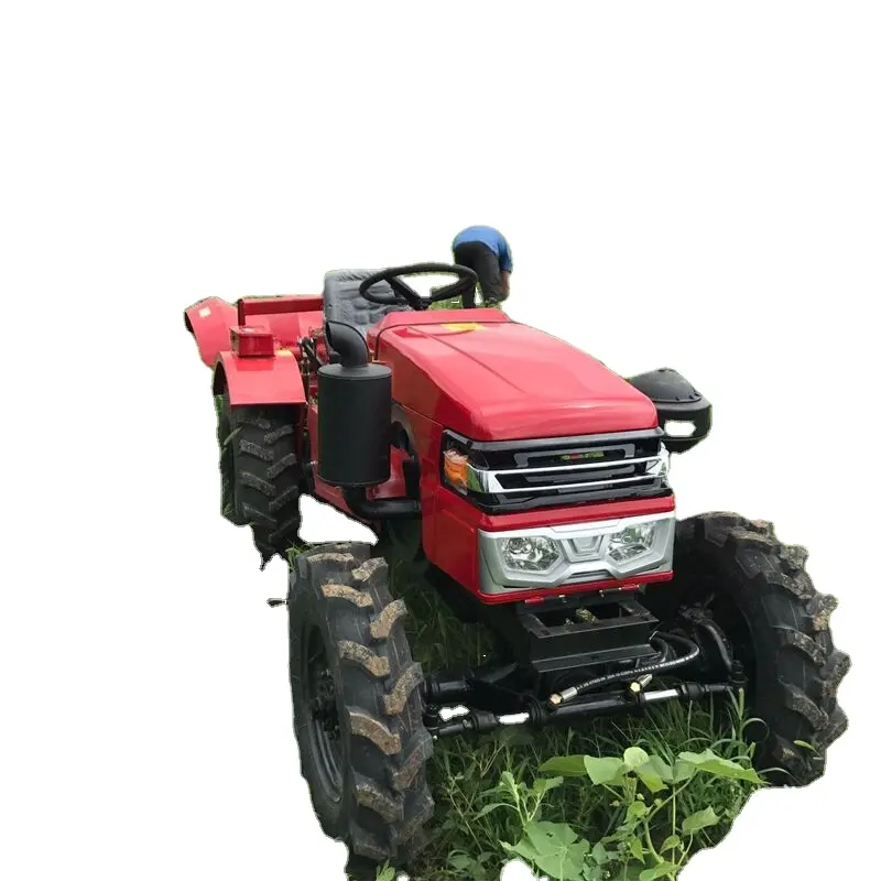 Hot Sale Small Tractor 35HP 4wd Standard Tire 4X4 Red Tractor For Sale