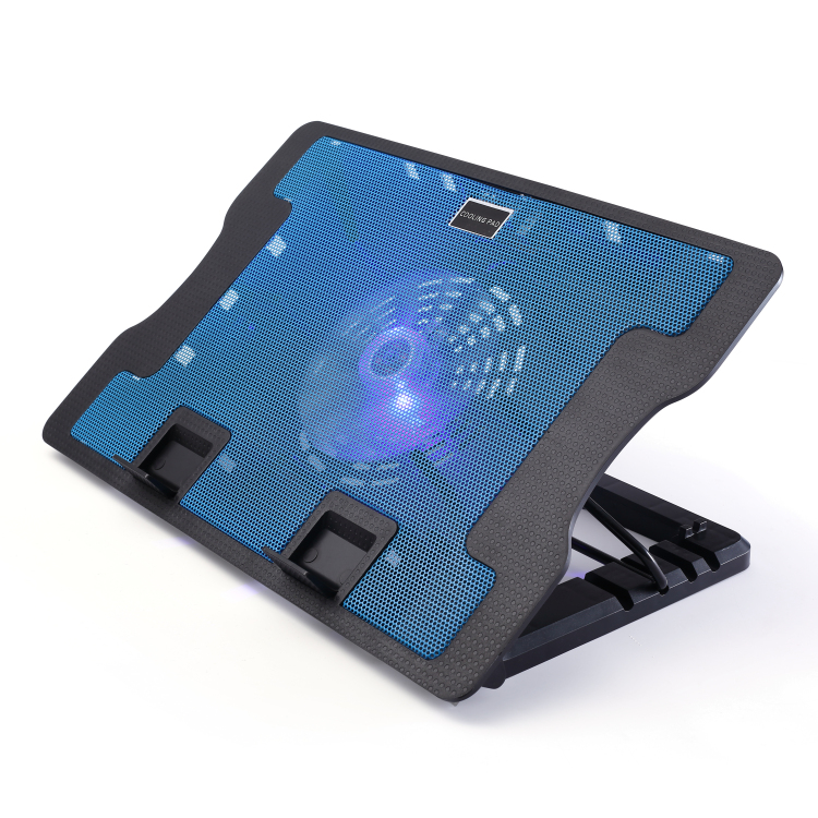 hot selling 2 usb folding plastic laptop cooling cooler pad stand