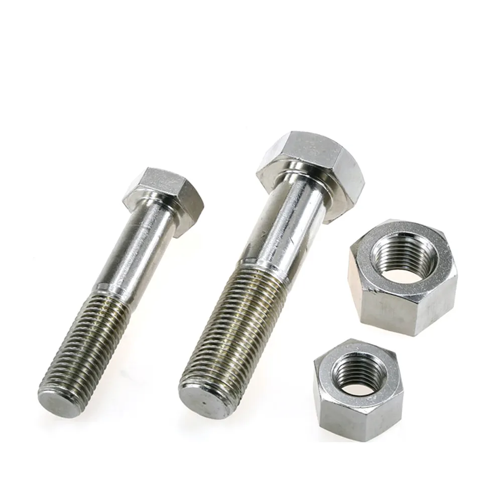 Stainless Steel 304 DIN931 Hex Bolts stainless steel hex bolts nut and bolt m10 m12 m14 m6 m3 m2 m4 m16 m22 m36 m48 m66