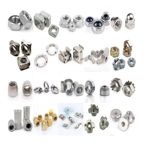 Fasteners hardware stainless steel zinc plated hex nut,insert knurled thumb nut fasteners,screw nut
